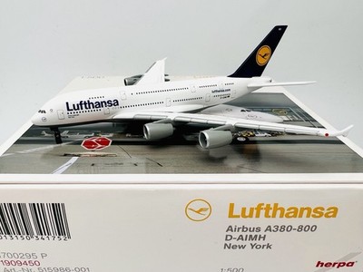 Herpa Wings 1:500 515986-001 Lufthansa A380 D-AIMH  New York 