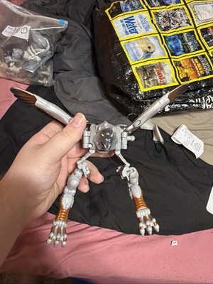 1997 Transformers Beast Wars Silverbolt incomplete for parts repair