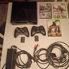 Xbox 360 S Video Game System W/ Controllers &...