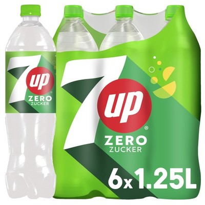 Zero, Zuckerfreie Limonade mit Zitronen und Limettengeschmack in Flaschen, EI...