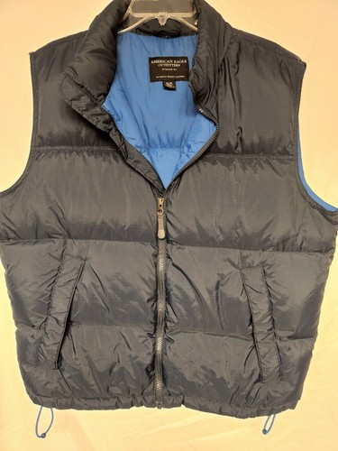 American Eagle blue vests - www 