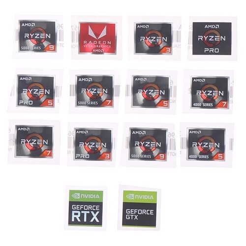 AMD Processor Series Sticker ATHLON Ryzen R 3 5 7 Logo PRO7 Generation Lab LT - Bild 9 von 24