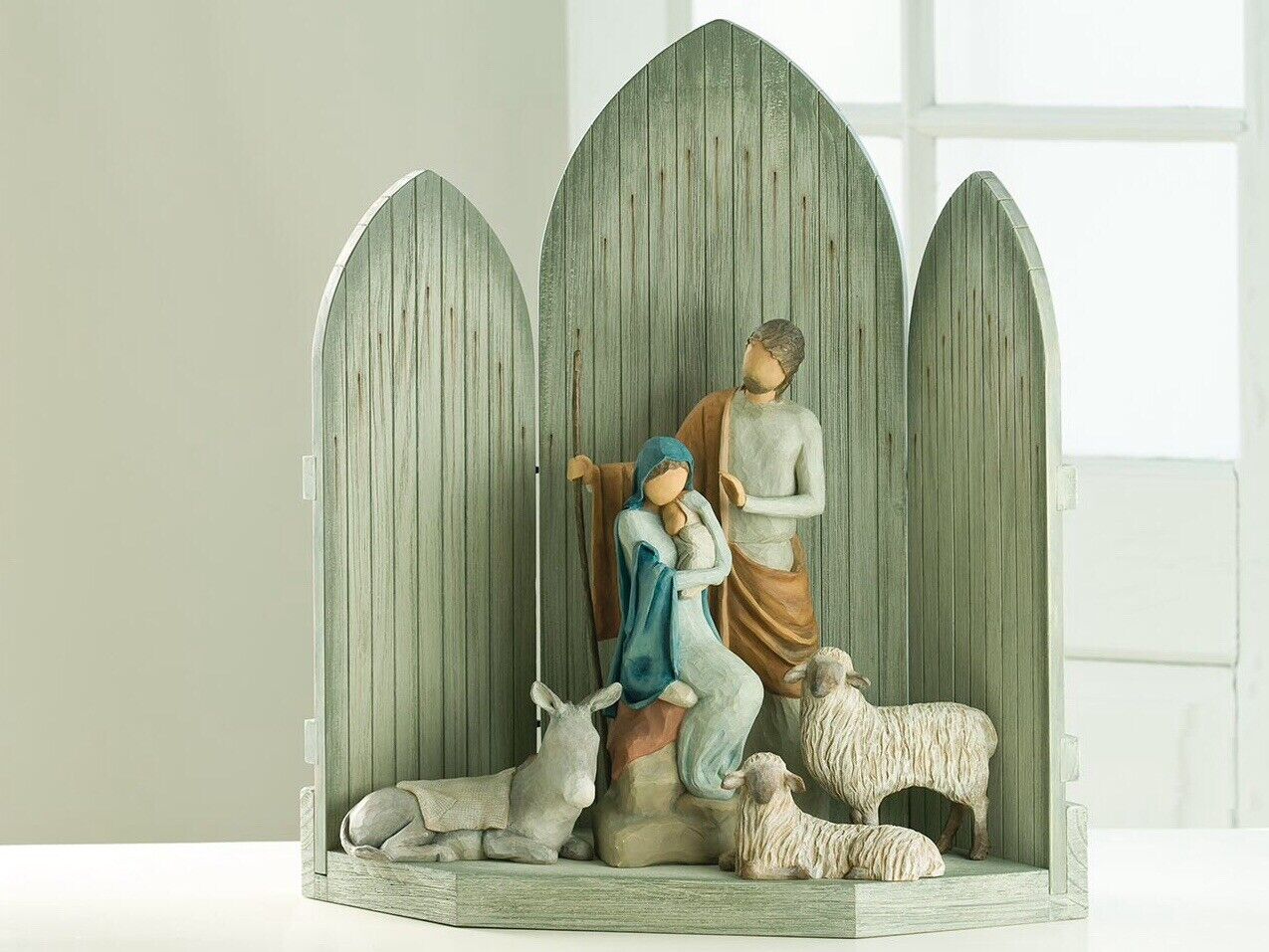 THE CHRISTMAS STORY WILLOW TREE NATIVITY FIGURINE BY SUSAN LORDI NEW DEMDACO - Picture 5 of 10