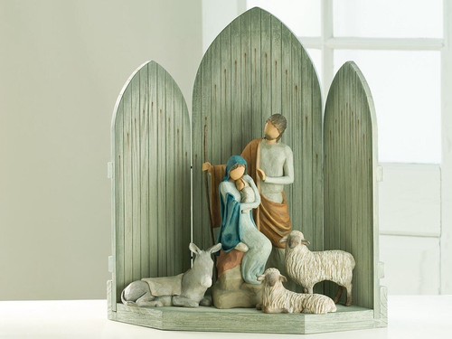 THE HOLY FAMILY WILLOW TREE NATIVITY FIGURINE BY SUSAN LORDI NEW DEMDACO 26290 - Picture 5 of 10