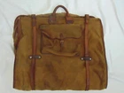 Military garment carrier Officers canvas uniform cover bag  WW1 antique French