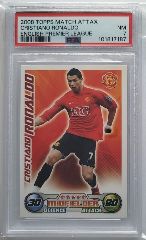 2008 Topps Match Attax Cristiano Ronaldo English Premier