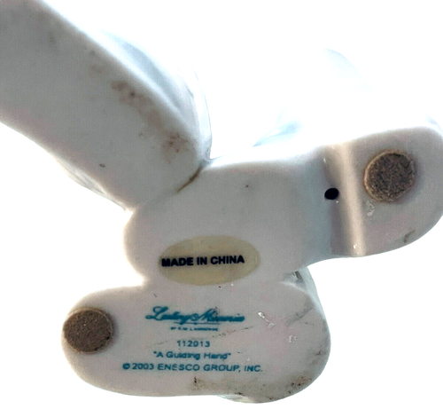 2003 Enesco Figurine - A Guiding Hand - Lasting Memories ~ Porcelain White 9” T - Picture 10 of 12