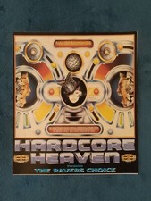 Hardcore Heaven rave flyer, Shorter A4,  1990's rave flyers