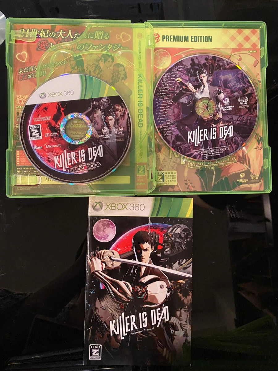 Killer is dead Premium Edition w/CD Import Japan Xbox 360 Japanese ver.