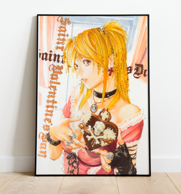 Death Note Anime Poster Misa Amane Saint Valentine Print Second