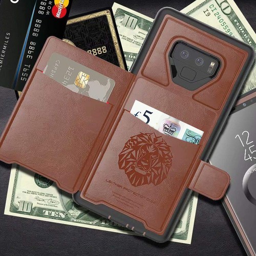 Custodia per Samsung Galaxy Nota 9 Anti-urto Pelle Robusta Gomma Paraurti Cover - Picture 6 of 6