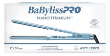 BaBylissPRO Nano Titanium 2" Ultra-Thin Flat Iron | BNT4074TUC