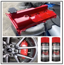 2PK Red Engine Enamel Spray Paint- Valve Cover Rust Resistanc High Temp.