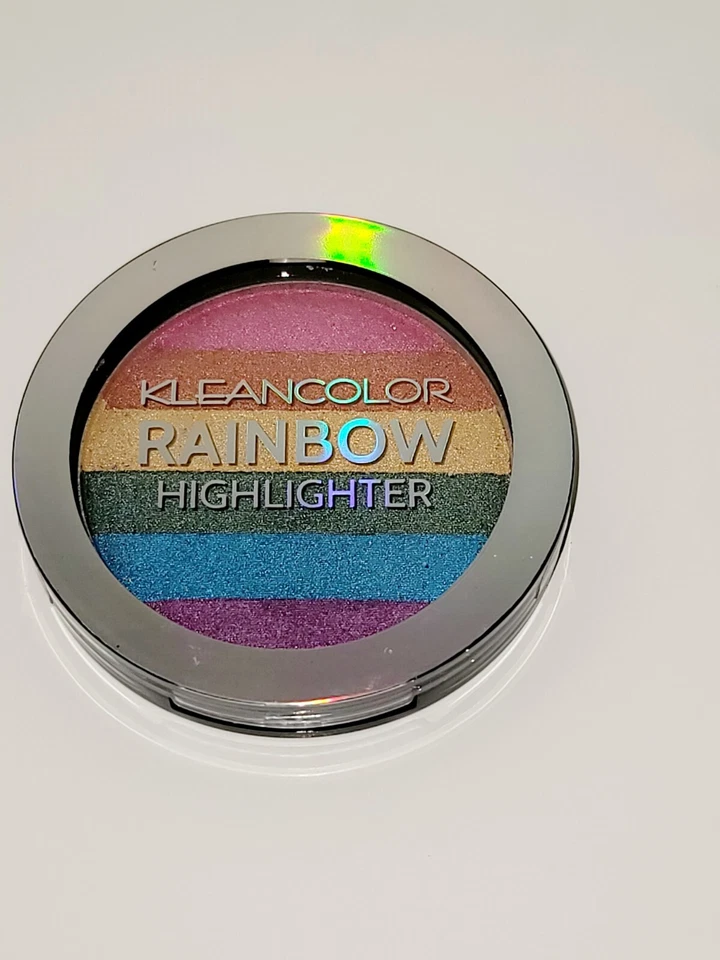 Kleancolor Rainbow Highlighter Illuminator and Tan Shimmery Powder 2 Different - Image 3 of 4