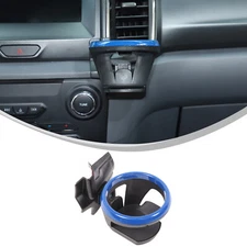 Blue Car Dashboard Air Vent Cup Holder Beverage Stand For Ford Ranger 2015-2021