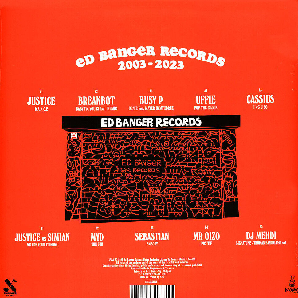 Ed Banger Records - Support Your Local Record (Vinyl LP - 2023 - EU - Original)