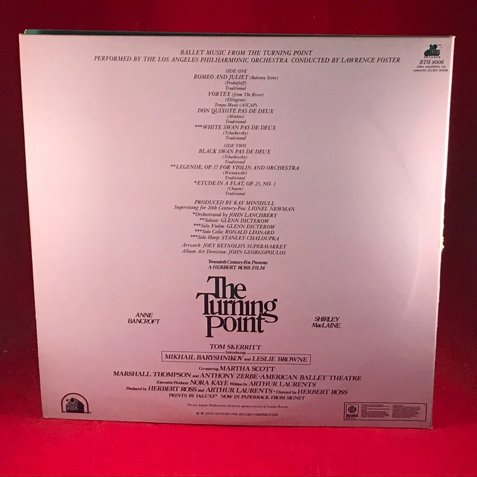LPO Ballet Music From The Turning Point 1977  UK vinyl LP record soundtrack film - Image 2 of 3