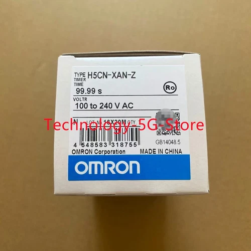 New Omron  H5CN-XBN-Z Digital Timer Relay 100-240VAC
