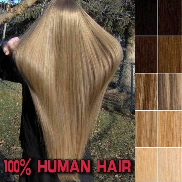 Remy 100s 26 02 Nail Tip 100 Real Human Hair Extensions 80gr