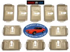 73-79 Ford F100 F150 F250 Truck Body Cab Bed Side Belt Molding Trim Clip 10pc SE