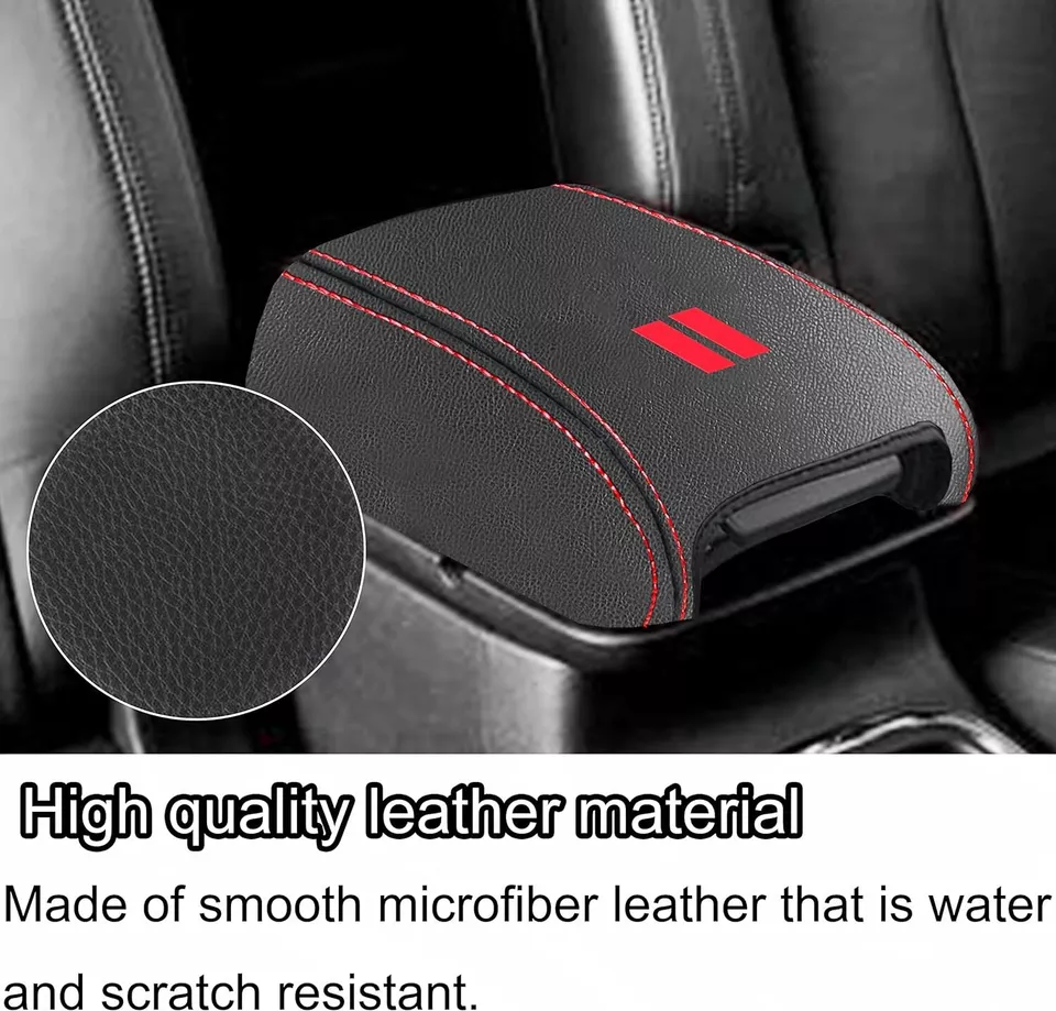 Para Dodge Durango 2011-2020 Accesorios Cuero Coche Consola Central Apoyabrazos Cubierta Foto 3 de 4