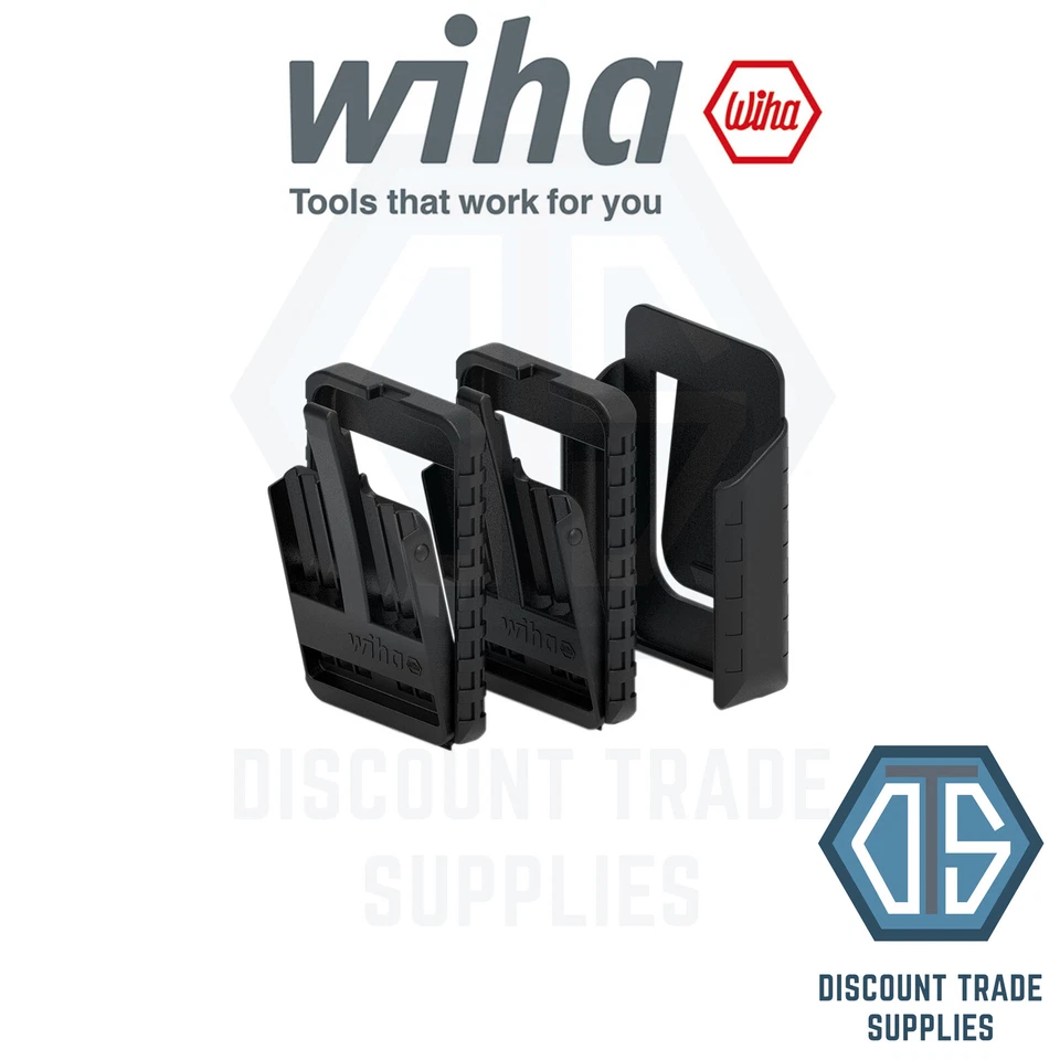 WIHA 43164 slimBit Box Case 2 pcs. With Belt Holder Flexible, Compact, Mobile