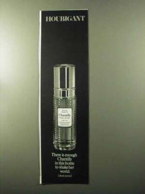 1970 Houbigant Chantilly Perfume Ad Shake Her World