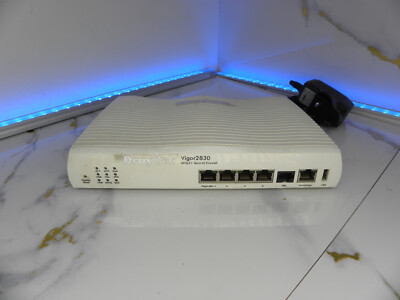 DrayTek Vigor 2830 Router ADSL2+ SICHERHEITS-FIREWALL UK VERKÄUFER KOSTENLOSER UK-VERSAND #277