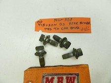 Rear Bumper Bolts Bolt Car Reinforcement Beam Bracket Back For 03-06 Tiburon