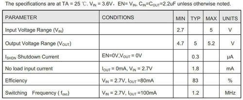 2pcs Micro 2.54mm Pitch Plug 3V 3.3V 3.7V 4.2V to DC 5V Converter Step-Up Power - Picture 3 of 8