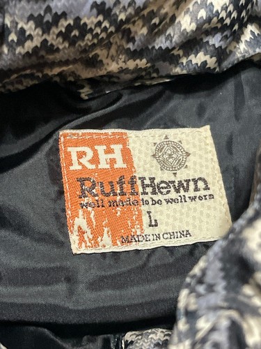 Ruff Hewn Jacket, Women's Size Large, Blue Green White, Full Zip, Vest - Picture 5 of 8