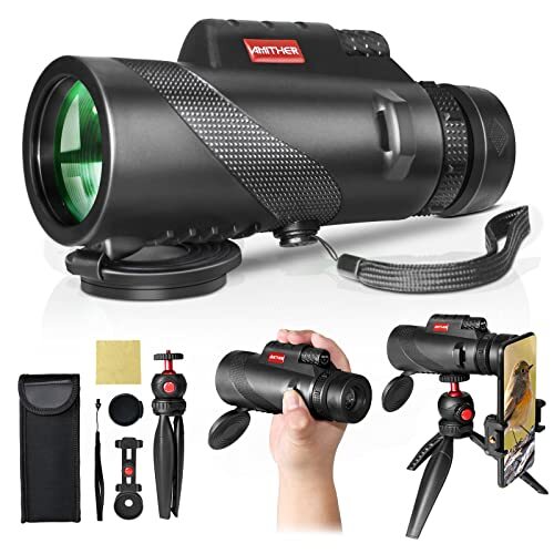 Monocular Telescope for Smartphones - High Powered HD Monocular with 80x100 - Bild 1 von 6