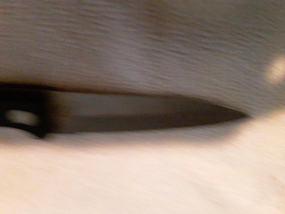 "Cuchillo de pelar dentado vintage Ginsu de acero inoxidable con 3 remaches hoja de 3-1/8"" B8" Foto 3 de 4