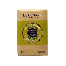 L'OCCITANE SHEA VERBENA WITH SHEA BUTTER EXTRA-GENTLE SOAP 250 G/8.8 OZ. NEW