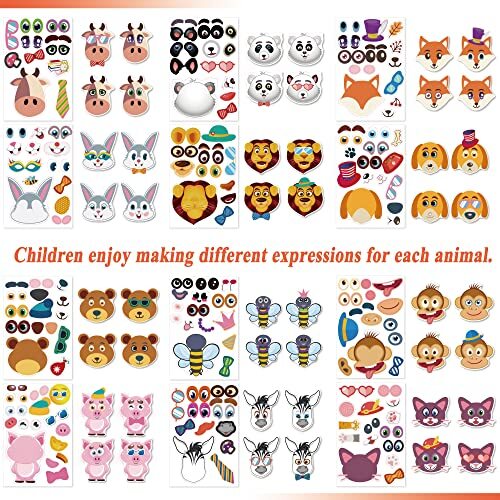 Makenimal face Stickers for Kids Toddlers 2 3 4 5 6 7 8 Yearsges Unicorn A - Picture 3 of 6