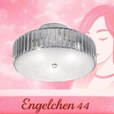 Deckenlampe Reality Leuchte 3Flg. E14 40W Acryl Kristalle 40 cm Deckenleuchte
