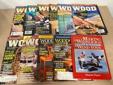 11 WOOD Magazine Back issues 1997 1998 2014 2015 DIY woodworking Woodcraft