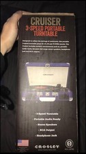 Crosley Cruiser 3-Speed Portable Turntable-Brand new
