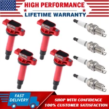 Ignition Coil & Spark Plug For Toyota Yaris Echo Prius Scion xA xB 1.5L L4 UF316