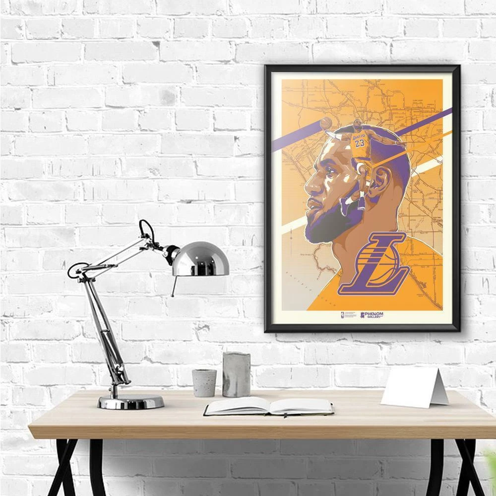 Los Angeles Lakers LeBron James Limited Edition Poster