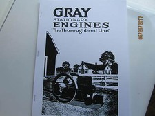 1913 Gray Gas Engine  Thoroughbred line Catalog 1 3/4  to 25hp 