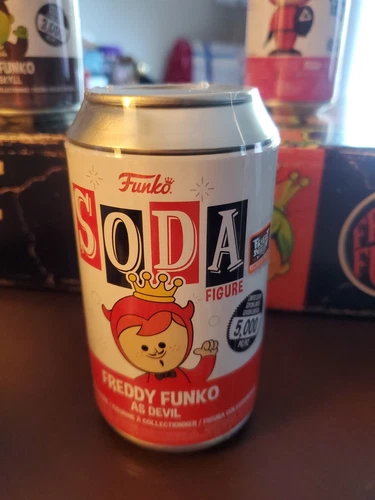 2022 NYCC Funko Soda FREDDY FUNKO as DEVIL GLOW LE 3000 sealed