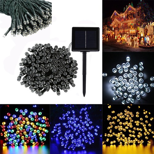 50m 500 LED Solar Fairy String Lights Outdoor Party Xmas Tree Waterproof AU - Picture 9 of 13