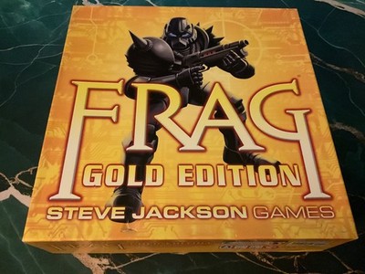 Frag Gold Edition Steve Jackson Games Complete First Ed Shooter Board Game READ