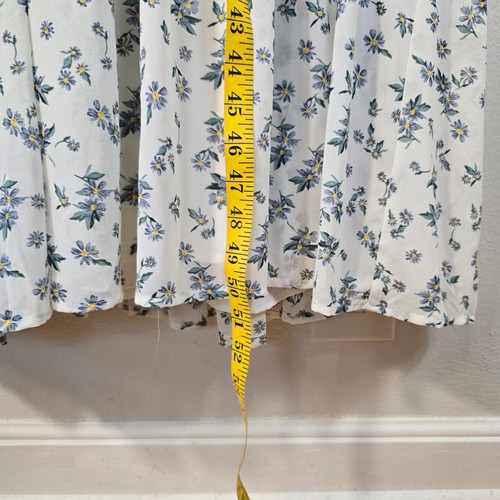 Jessakae Tiered Maxi Dress Women's 3XL Blue White Floral Smocked Cottagecore - Picture 11 of 12