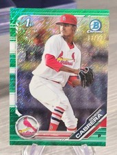 Genesis Cabrera 2019 Bowman Chrome Green Shimmer Refractor /99 #BCP-142 1st