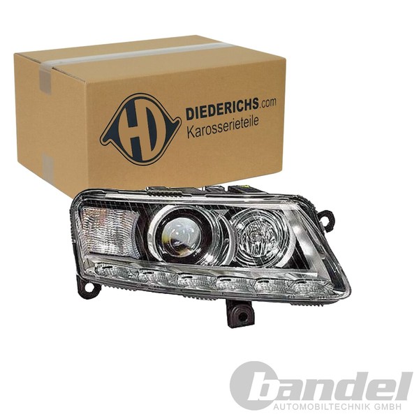 Diederichs BI-XENON Scheinwerfer Mit LWR TFL LED-TFL Rechts Passend FüR Audi A6-image