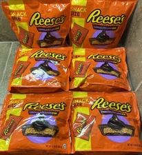 6 BAGS REESE'S Chocolate Lava Cups Peanut Butter Candy 9.35oz
