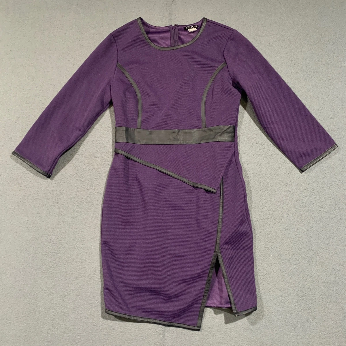 Venus Faux Leather Solid Dresses for Women for sale | eBay