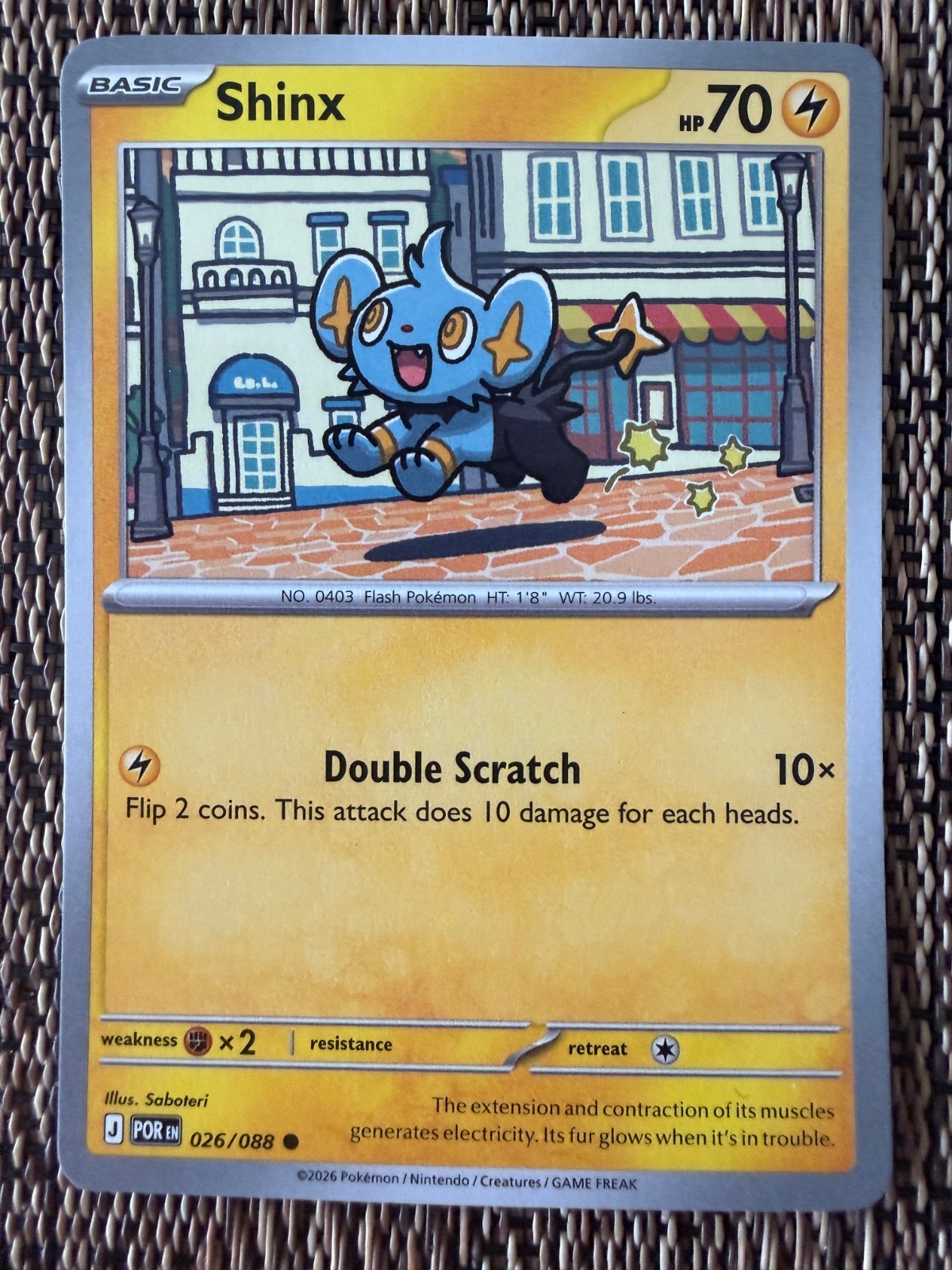 Shinx Common ME03: Perfect Order 026/088 NM